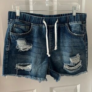 YMI Jean shorts, size large, never been worn